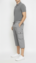 Men's Comfort-Fit Drawstring Cargo Shorts | 6-Pocket Casual Utility Shorts