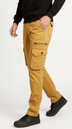 Camel Eight Pocket Cargo Trouser For Men's