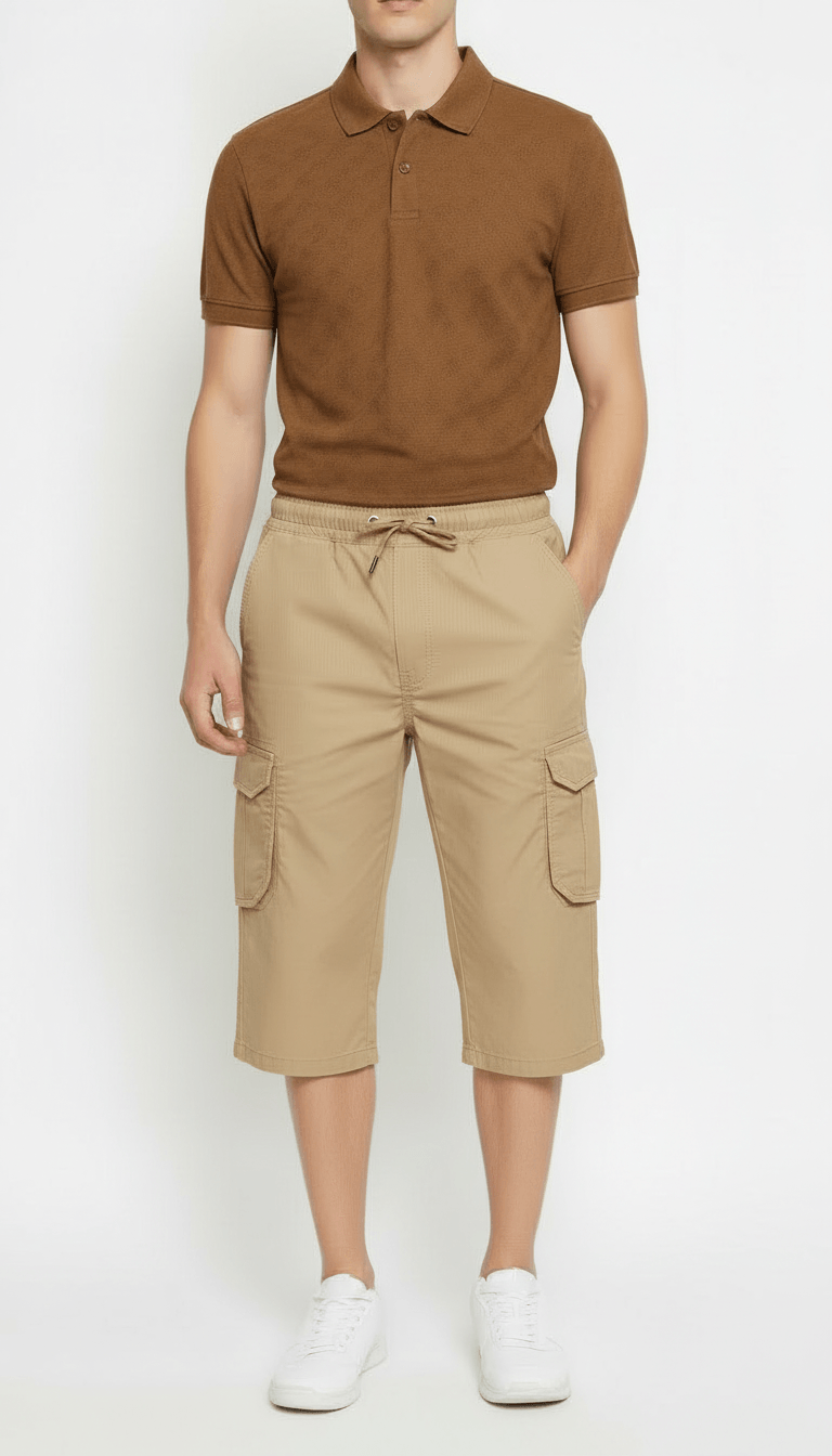 The Ultimate Everyday Cargo Short in Camel Color