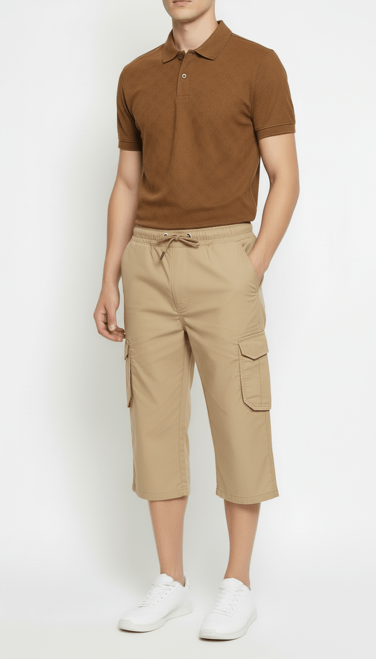 The Ultimate Everyday Cargo Short in Camel Color