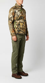 Men’s Forest Camo Hunting Jacket – Lightweight Field Shell with Utility Pockets