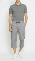 Men's Comfort-Fit Drawstring Cargo Shorts | 6-Pocket Casual Utility Shorts