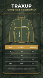 Men’s Forest Camo Hunting Jacket – Lightweight Field Shell with Utility Pockets